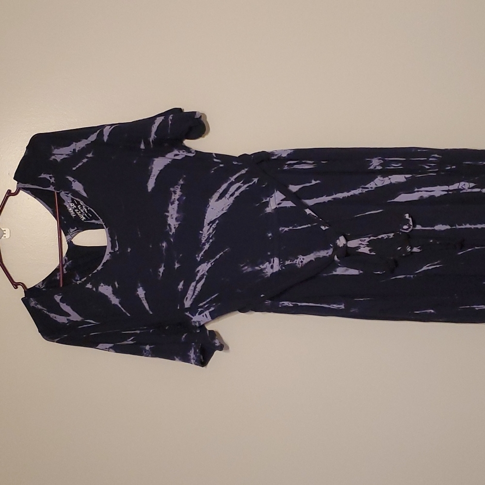 Torrid Knits Tie Dye Belted Jumper size 1 EUC